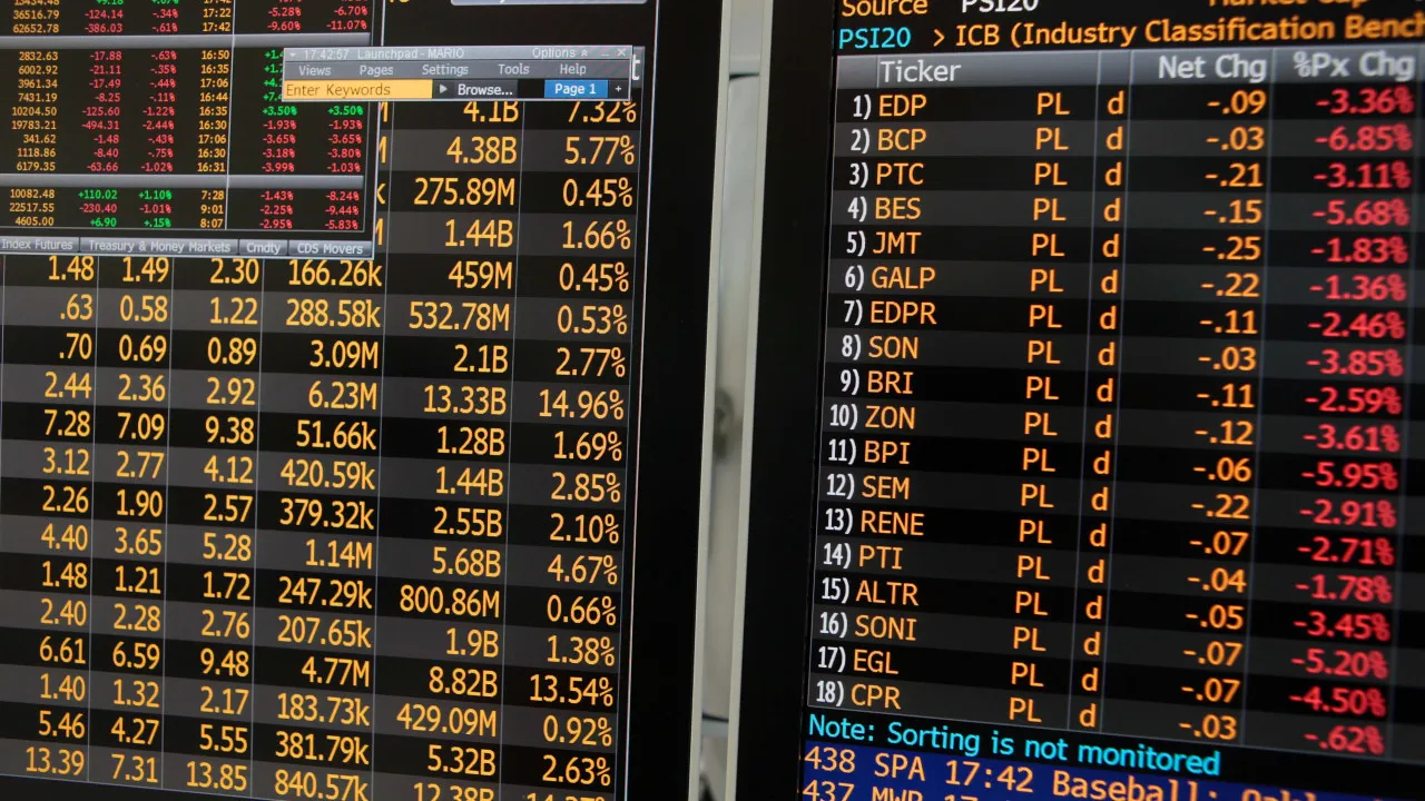 Bolsa de Lisboa encerra a cair em contraciclo com restante