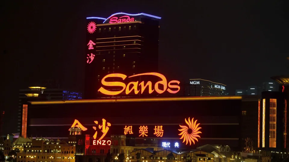 Lucro da operadora em Macau Sands China sobe 1,5% no 3.º