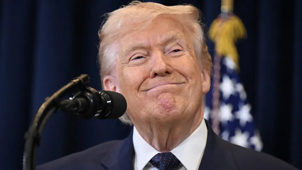 A imagem que mostra o forte impacto das declarações de Trump