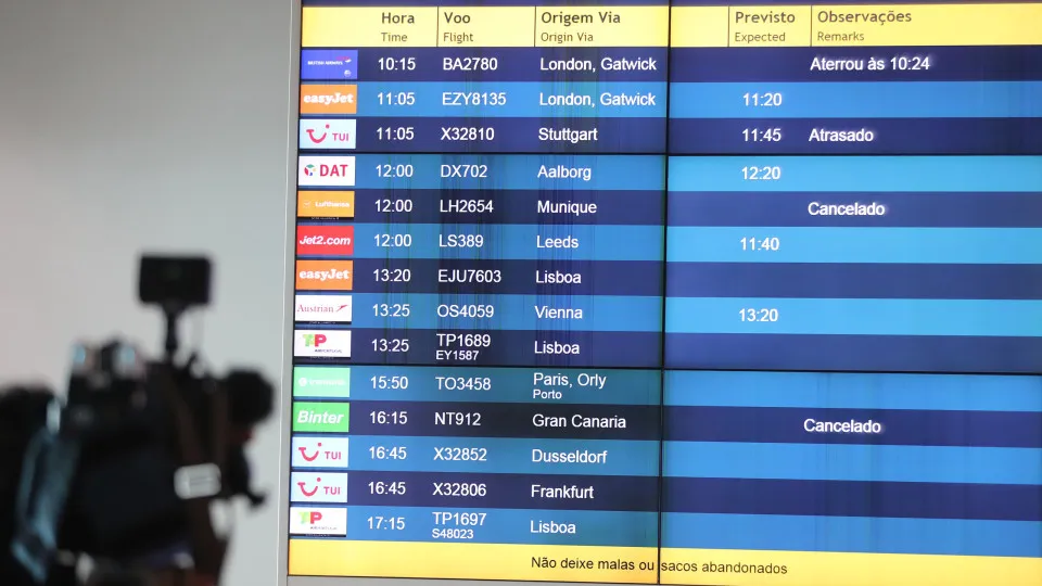Mais de 80 voos cancelados no Aeroporto da Madeira