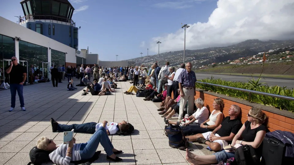 Aeroporto da Madeira está sem movimento hoje devido ao vento