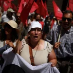 Do Rossio a São Bento: Multidão marchou contra reforma